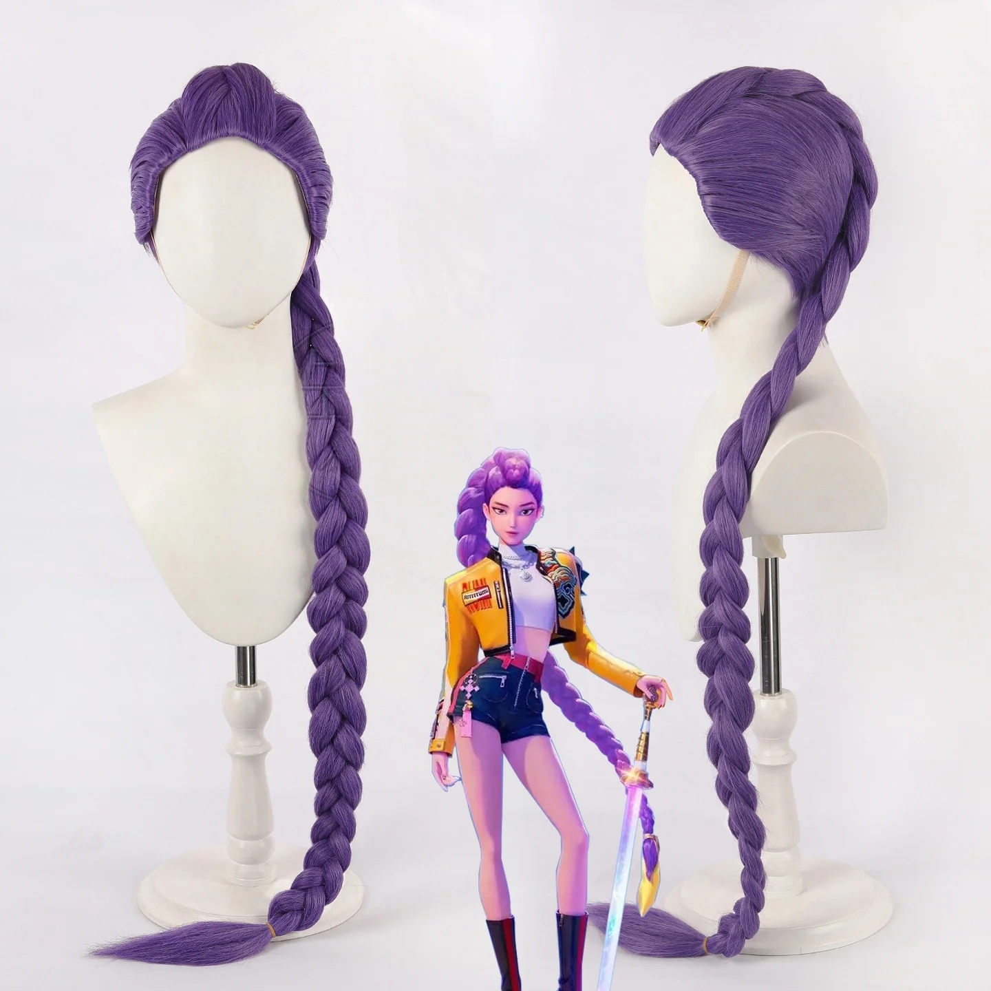 Kpop Demon Hunters Rumi Zoey Mira Cosplay peluca para mujer disfraz juego de rol pelo Huntrx grupo Idol peluca Halloween carnaval traje