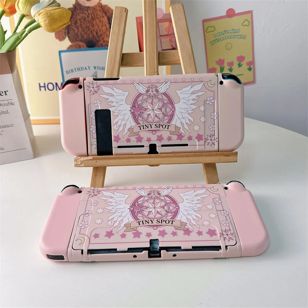 น่ารัก Magic Formation รูปแบบสําหรับ Nintendo SWITCH Oled Protector สําหรับชาย NS เกมคอนโซลอุปกรณ์เสริม