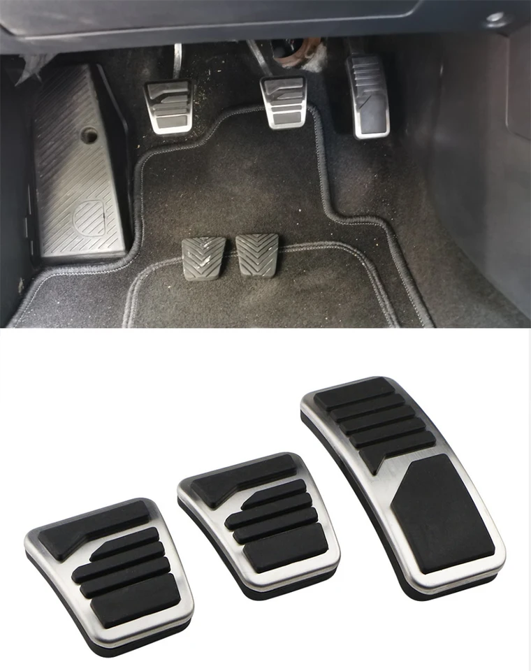 Couvre-Pédales Voiture Acier Inoxydable Pour Mitsubishi Pajero Montero Shogun 2006-2021