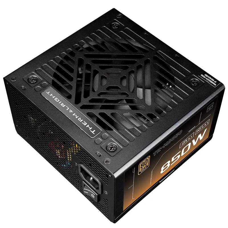 【新品未開封】THERMALRIGHT TR-KG850 80plus Gold Thermalright TR-KG850 Black Gold medal fully modular power supply
