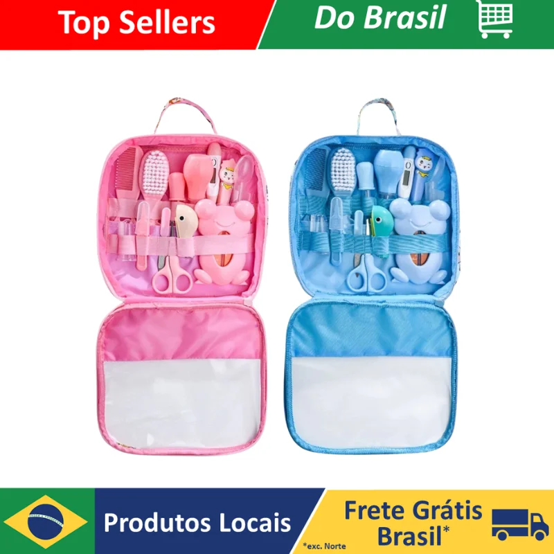 Grooming Kit para Crianças, Cabelo, Unhas, Saúde, Termômetro, Escova, Clipper, Tesoura, Artigos de Higiene Pessoal, Baby Care