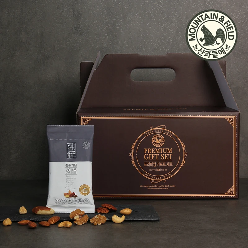 [Mountain and field] One-day Nuts pure gaon 60-mouth Gift Set Lunar New Year