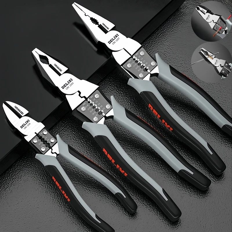 Multifunctional Universal Diagonal Pliers Hardware Wire Cutters Heavy Needle Nose Pliers, Repair Tools