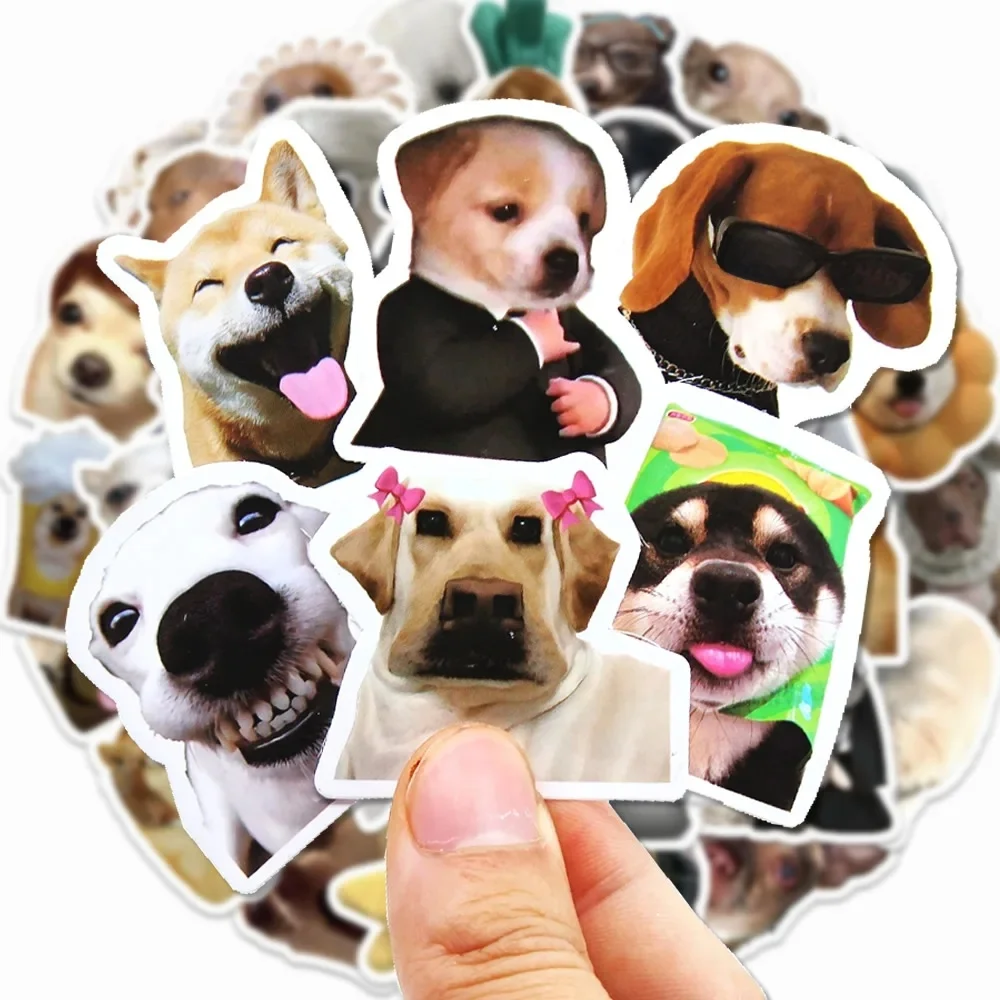 AliExpress LOLEDE 30/60/180 Funny Dogs Stickers Cartoon Cute Decals Toy Stationery Guitar Phone Bicycle Laptop Luggage Car Graffiti Kids Sticker