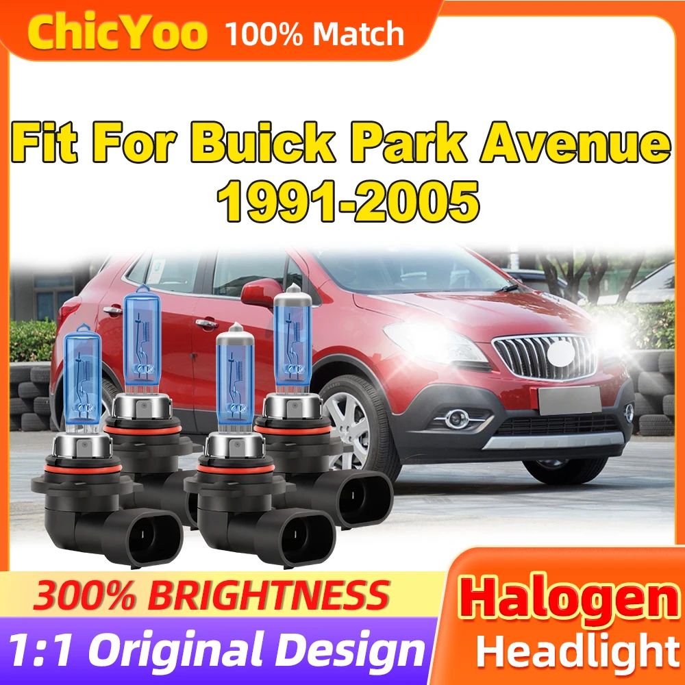 

Fit For Buick Park Avenue 1991-2000 2001 2002 2003 2004 2005 200W 24000LM Turbo Auto Lamps 200W Halogen Headlights 12V 6500K