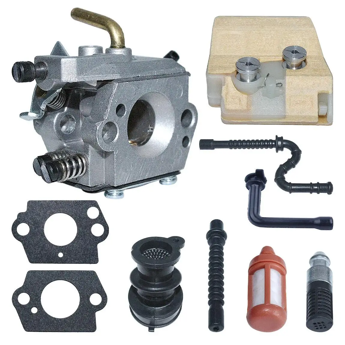 

Carburetor Carb For Stihl MS260 026 MS240 024 Air Fuel Filter Impulse Line Kit 11211200611 11211201612 11231412200