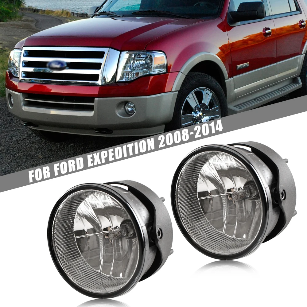 

Front Fog Lamp Housing Cover FOR Ford EXPEDITION 2008 2009 2010 2011 2012 2013 2014 Car Indicator Accessories