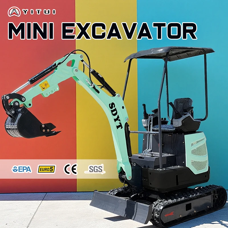 

Mini Excavator The Reliable Epa Euro5 Engine For Small Digger Supports Customized Of 1.2 Ton Small Excavators