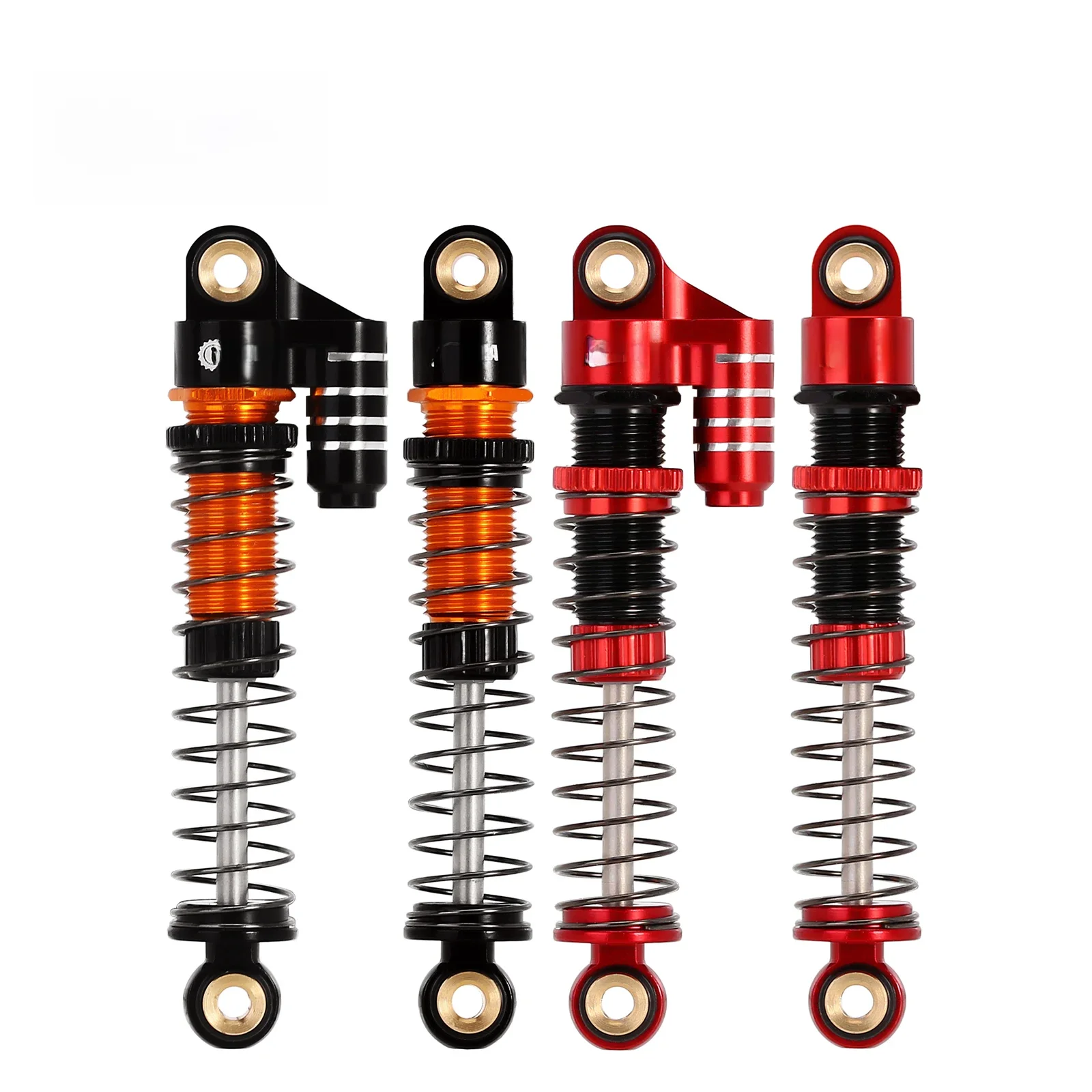 INJORA 45mm Aluminium Schroefdraad Schokdemper Olie Demper voor 1/24 RC Crawler FMS FCX24 FCX18 Upgrade - afbeelding 2