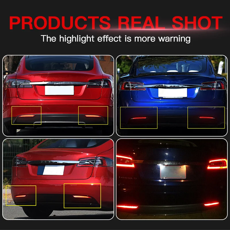 

OEM # 6007706-00-B Автомобильный светодиодный отражатель указателя поворота, лампа бампера, стоп-сигнал для 2012-up Tesla Model S, задний стоп-сигнал