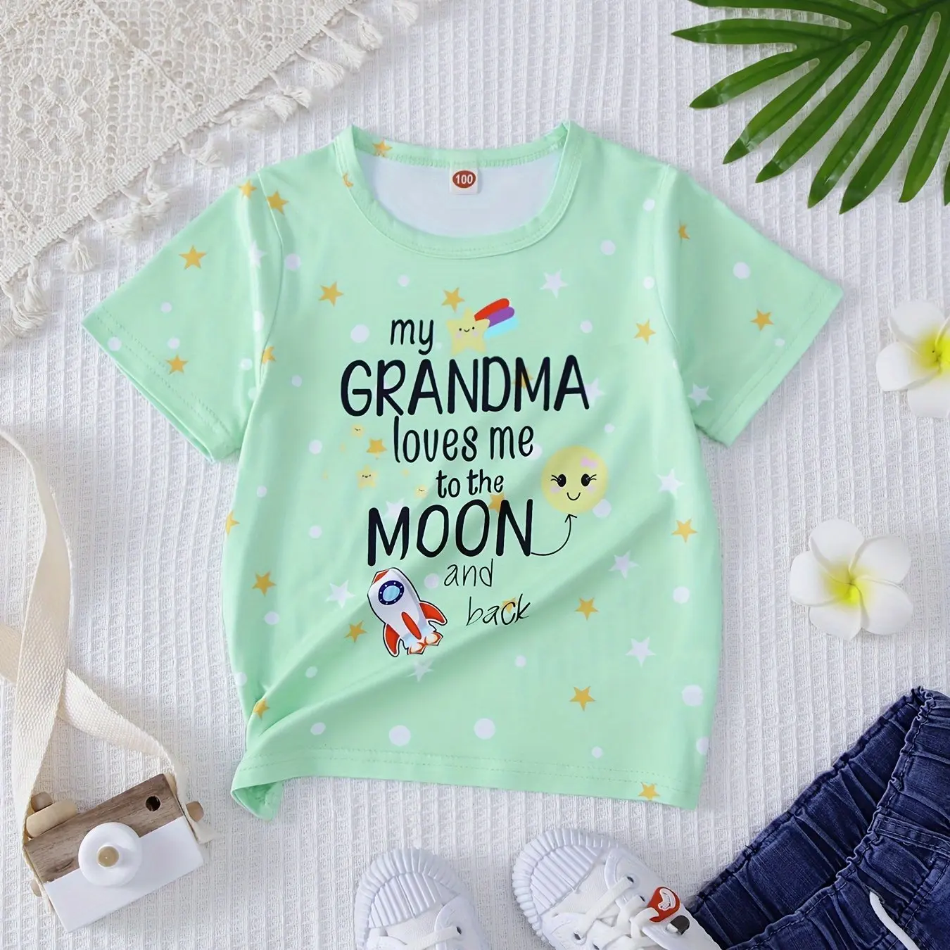 

Children's Clothing Letter Graphic T Shirt Crew Neck Print Girl Clothes Short Sleeve Teen Girl Clothes Fashion 2024 Kids Clothes