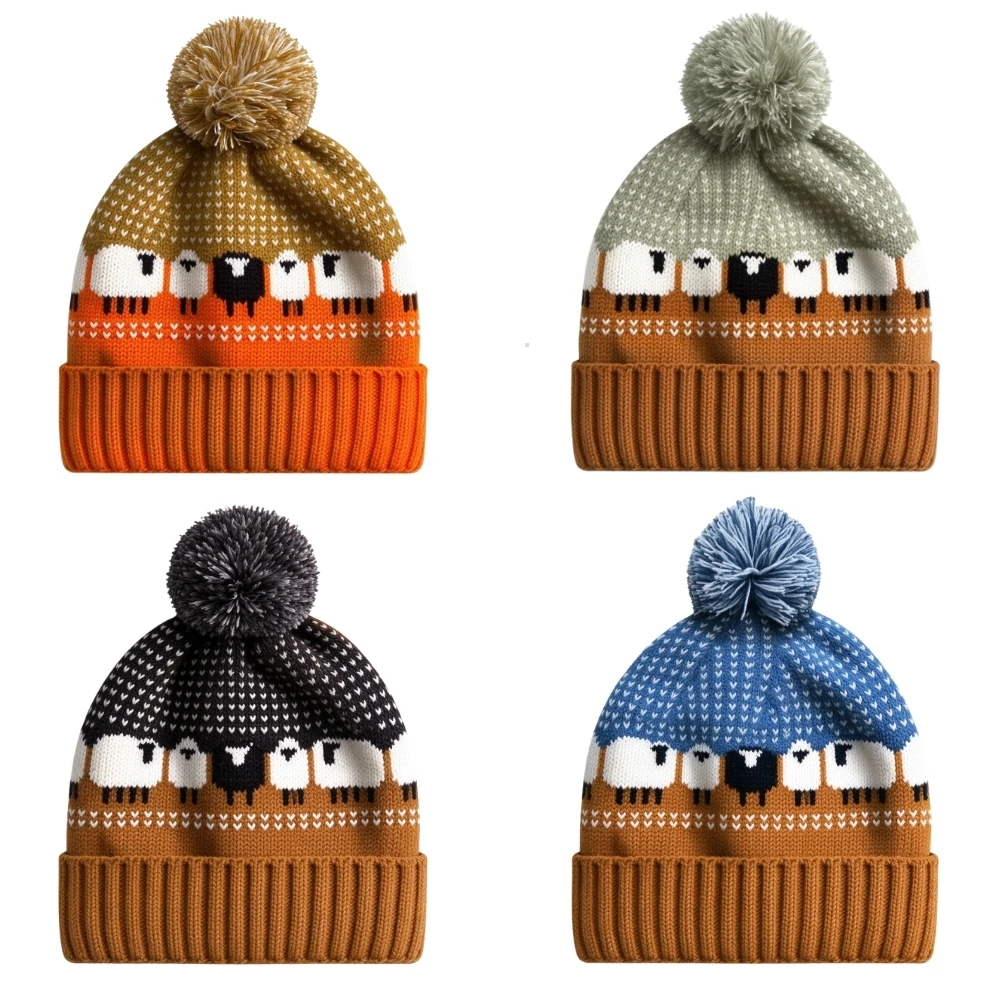 Bryan Knitted Hat Resident Roleplay Cosplay Costume Accessories for Adult Soft Autumn Winter Warm Cap Christmas Halloween Gifts