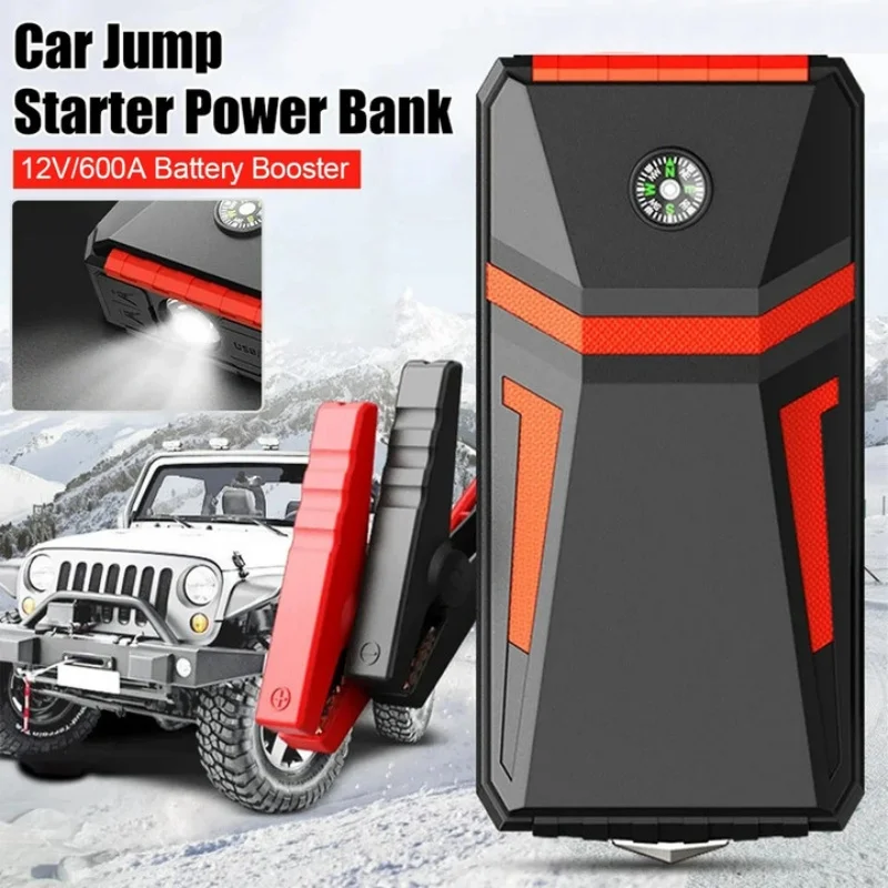 30000mAh Car Jump Starter Booster Battery Starter Start-up Car Charger Portable Power Bank Emergency Auto Starting Device