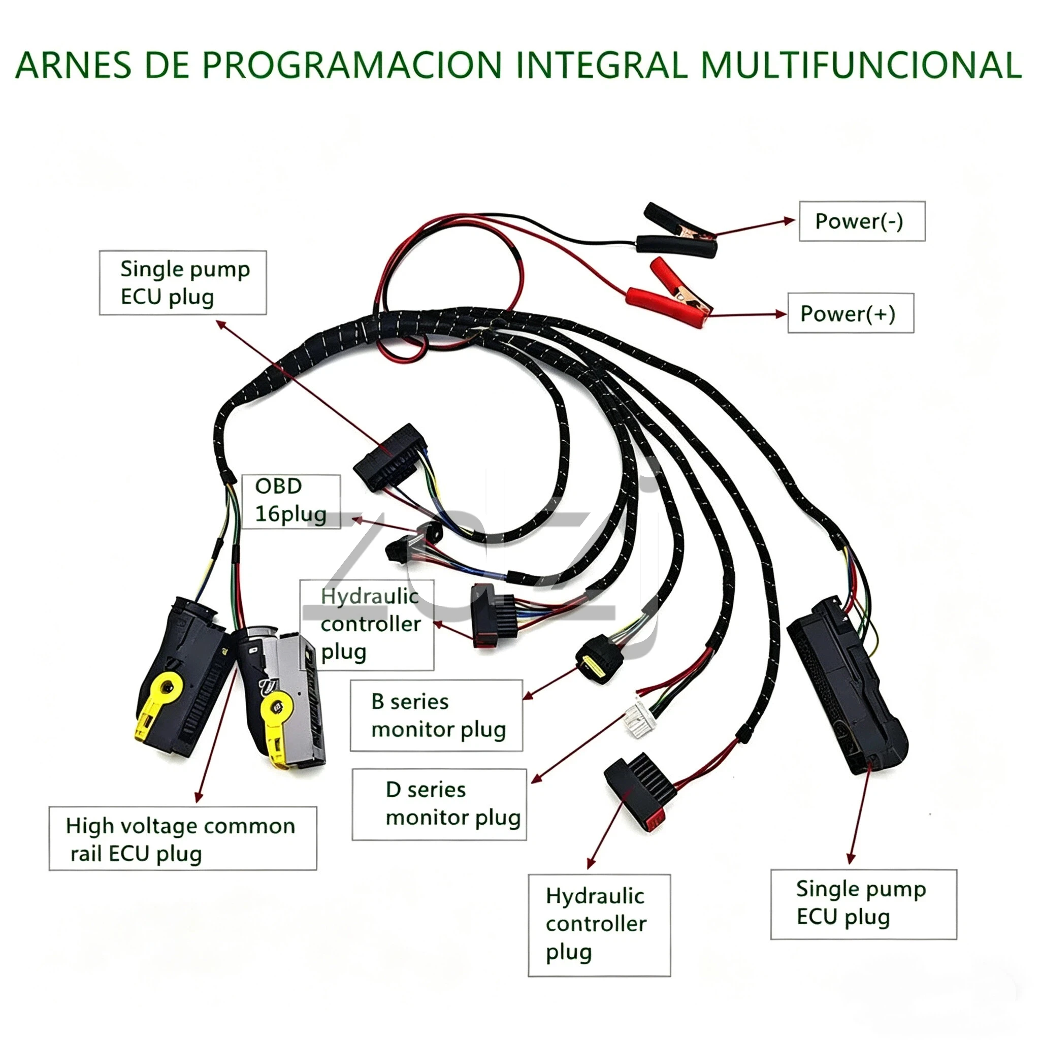 

Excavator Reprogramming Harness Compatible with Volvo Unit Pumps, Common Rail Pumps, ECUs, Displays & Hydraulic Pumps D/E/B Seri
