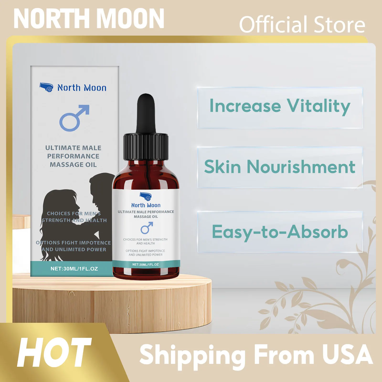 

Северная Луна, мужские интимные части, массажное масло, силовое обслуживание, повышение задержки секса, улучшение уверенности, масла для ухода за пенисом для взрослых