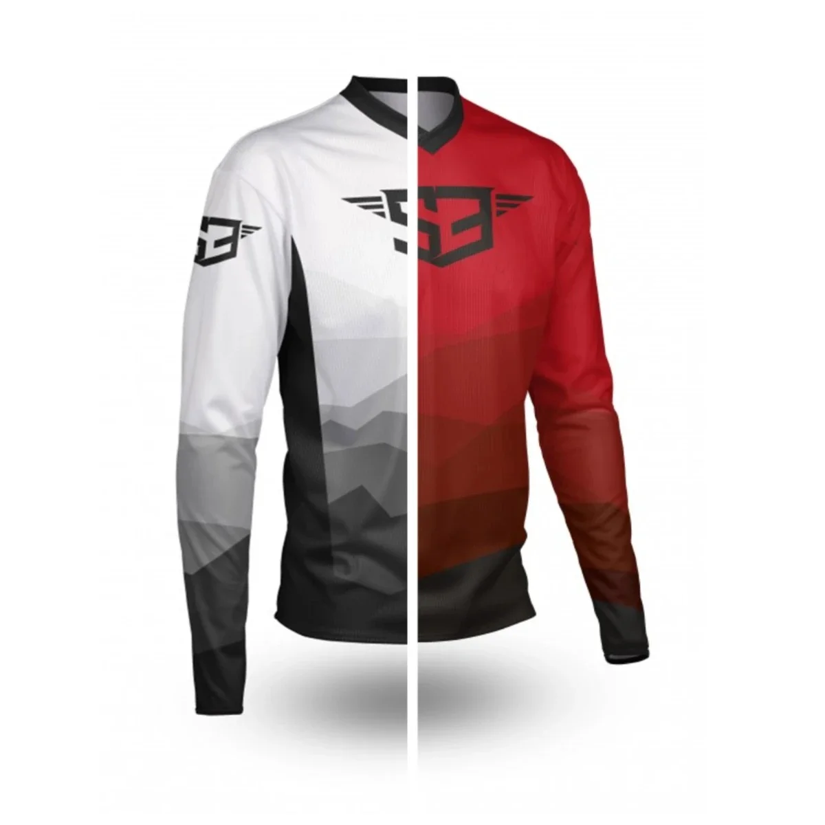 AliExpress NONE Latest S3 MOTO Enduro Motorcycle MX Motocross Jeresy Mx Bmx Mtb Downhill Off Road BIKE Maillot Ciclismo Hombre Dh Cycling Jersey