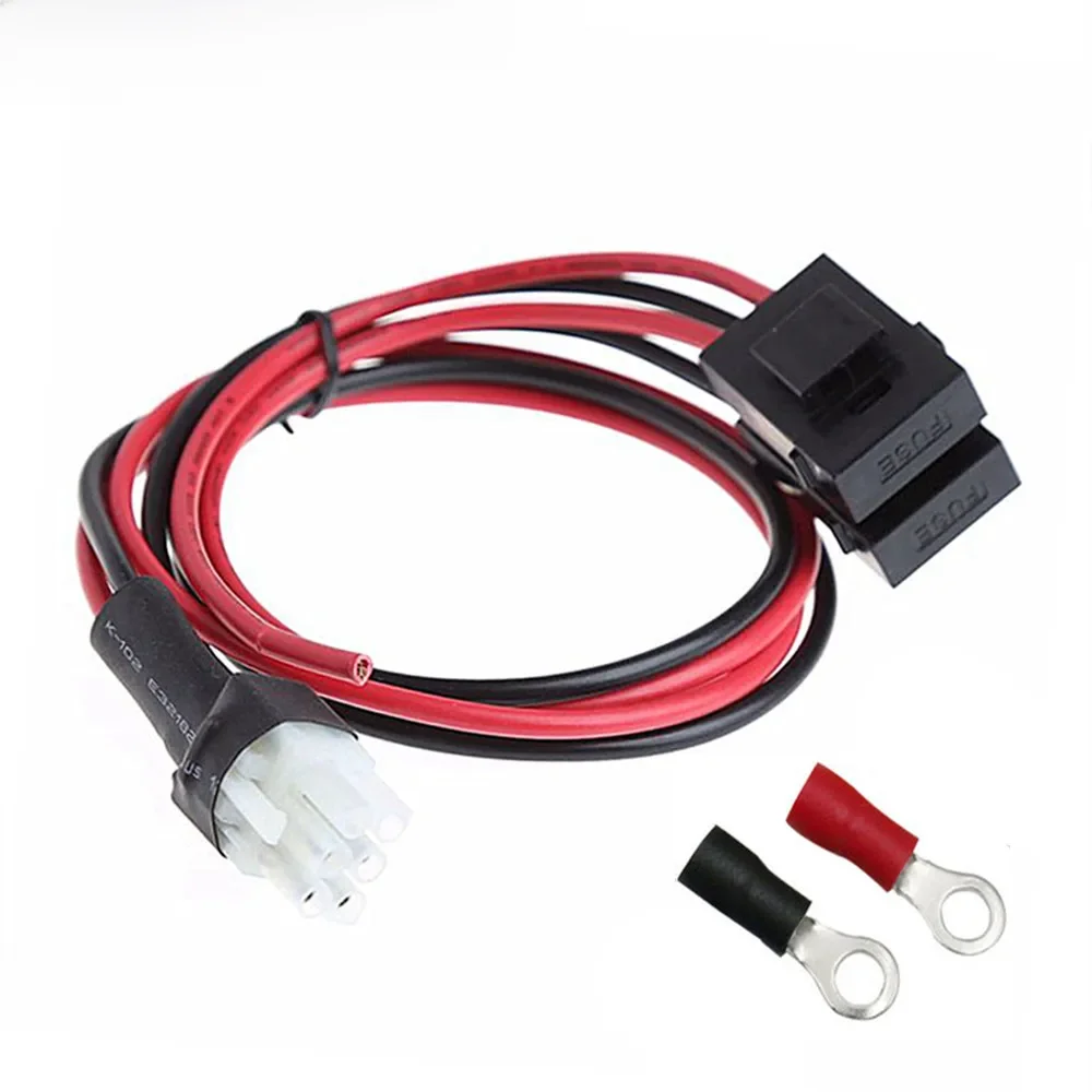 1M krótkofalowy kabel zasilający z bezpiecznikiem 30A do radiotelefonów Yaesu FT-857D FT-897D IC-725A IC-706 IC-78 Walkie Talkie — zdjęcie produktu 4