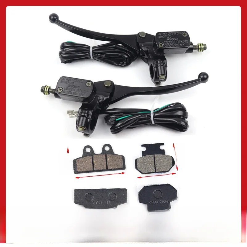 Pompe de frein avant ou arrière, Rotor de frein, plaquettes de frein, levier de frein, tuyau de frein pour accessoires de Scooter électrique Citycoco