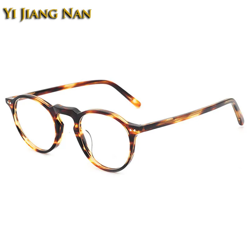 

Women Eyewear Acetate Optical Prescription Glasses Frame Top Quality Men Eyeglasses Big Bridge Long Temple Spectacles