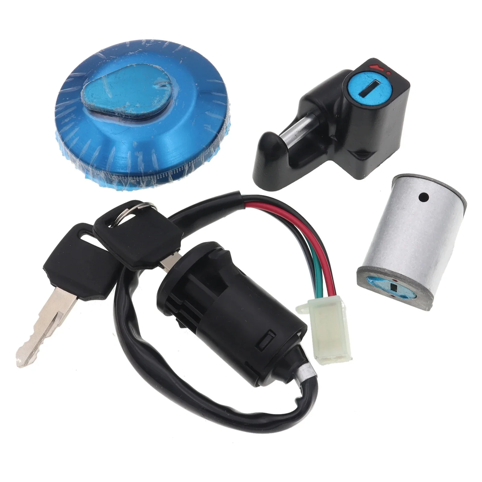 AliExpress NONE 4 Wire Ignition Switch Kit Fuel Tank Lock Key Cap Helmet Seat For Monkey Z50 50A Z50J Z50R Mini Bike