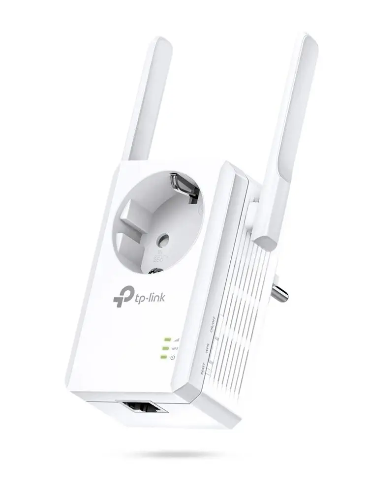 TP-Link TL-WA860RE Range Extender, 300 Mbps N Wireless Plug Socket Dual Antenna Range Extender