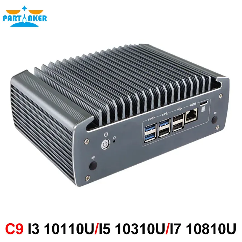 Fanless Mini PC 6 Intel I225-V 2.5GbE NIC 1xHD 1xDP TPM2.0 AES-NI Soft Router VPN Server ESXI Rugged Micro Firewall Appliance