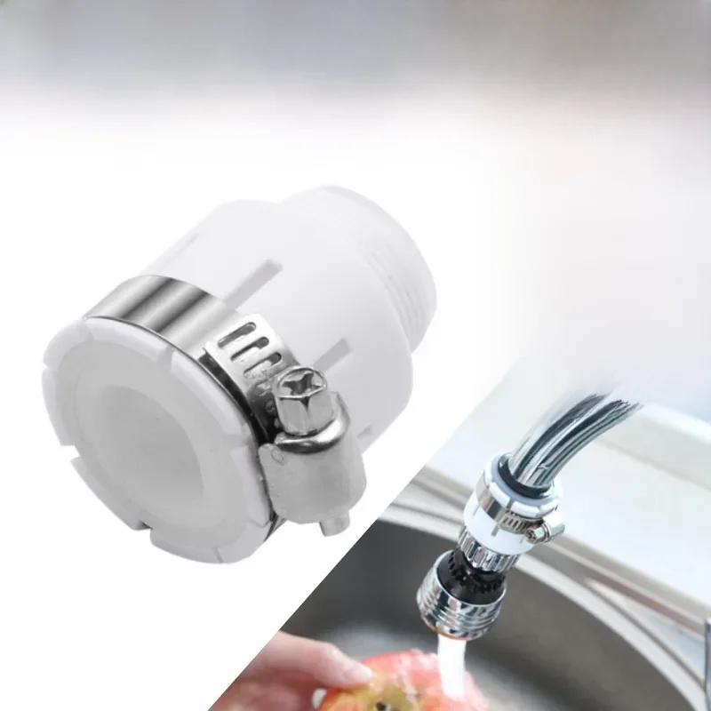 Uniwersalny adapter do kranu z kranu prysznicową głowica zapobiegająca rozpryskiwaniu obrotowy Bubbler armatura przedłużacz do kranu zlewu akcesoria kuchenne — zdjęcie 2