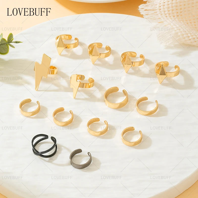 LOVEBUFF Xilonen Cosplay Accessories 14pc Ring Set