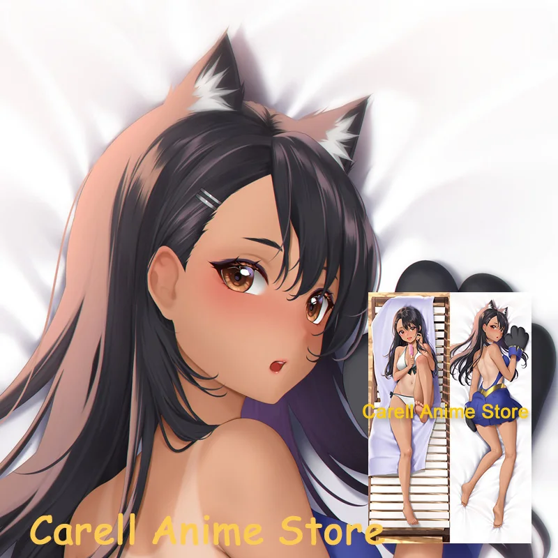 

Dakimakura Anime Hayase Nagatoro Don't Toy With Me Double-Sided Print Life-size Body Pillow Cover Wifu