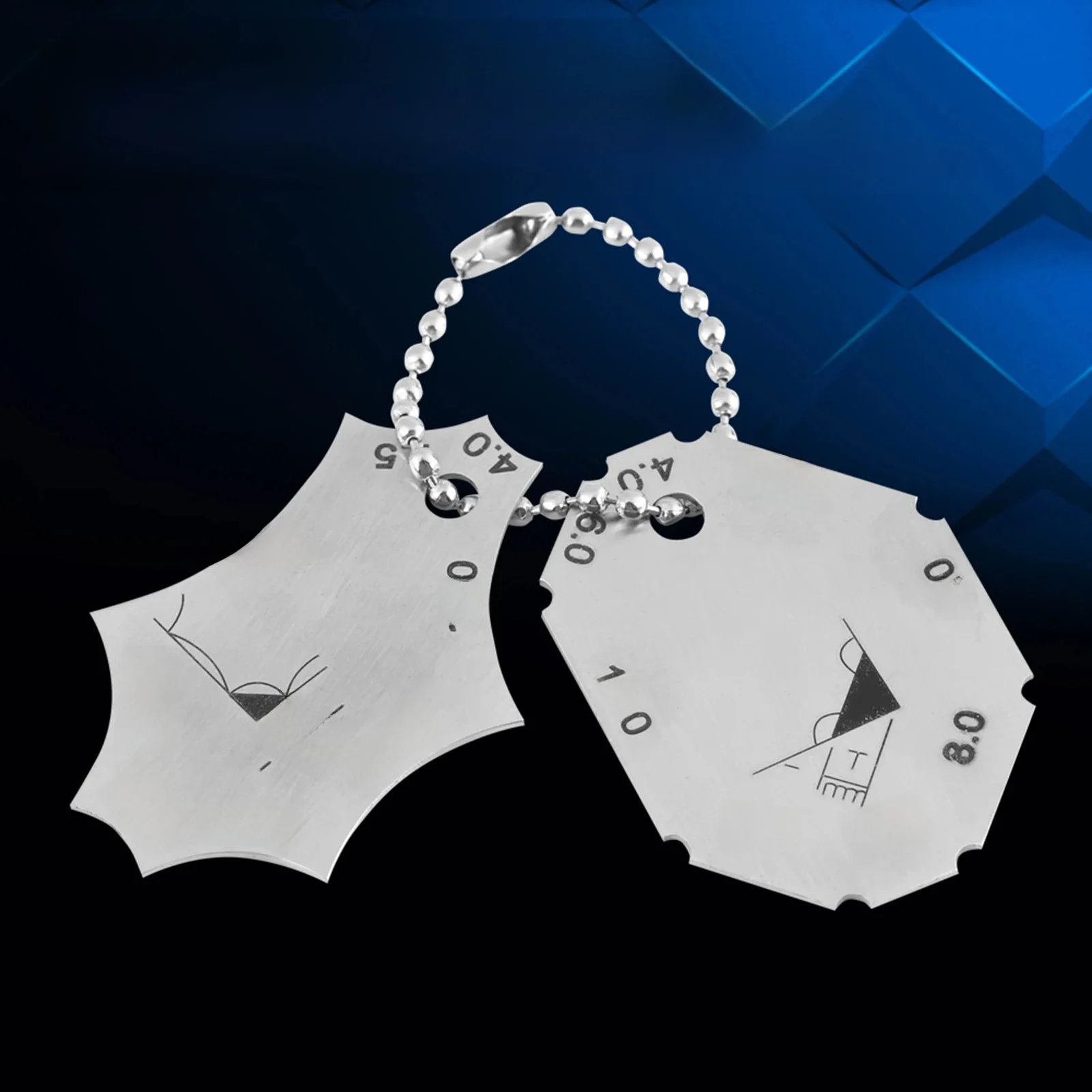 Jauge de Soudage, Règle de Soudage, Filet de Soudage, Joint en T, Profondeur de Gorge, Longueur de Jambe, Jauge en Deux Pièces