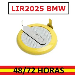 BARAC PILA PARA BMW E39 E46 E49 E60 E90 M3 M5 X3 X5 320 330 LIR2025 Llave Bateria key 1 Unidad