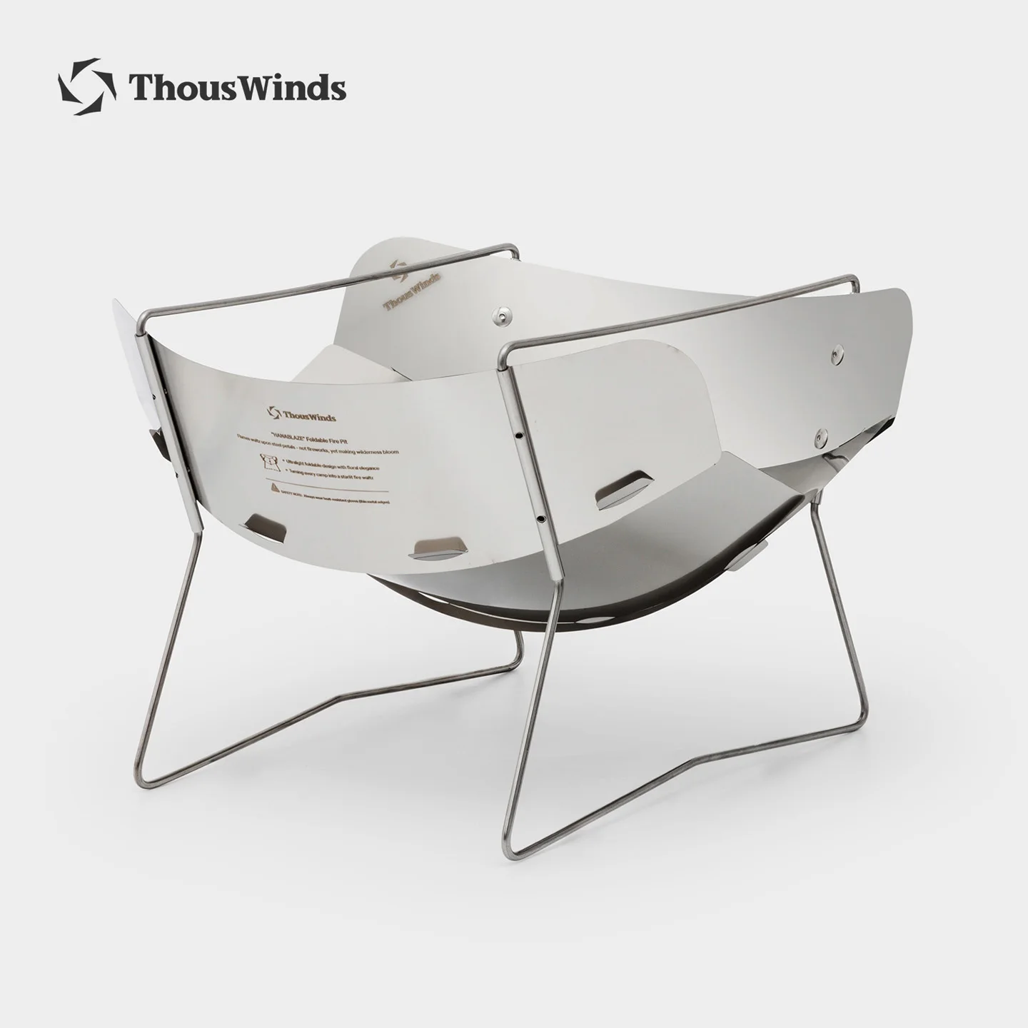 ThousWinds Hanablaze 초경량 야외 접이식 스토브 캠핑용 빠른 설치 나무 스토브 화로 트레킹 난방 요리용 썸네일 2
