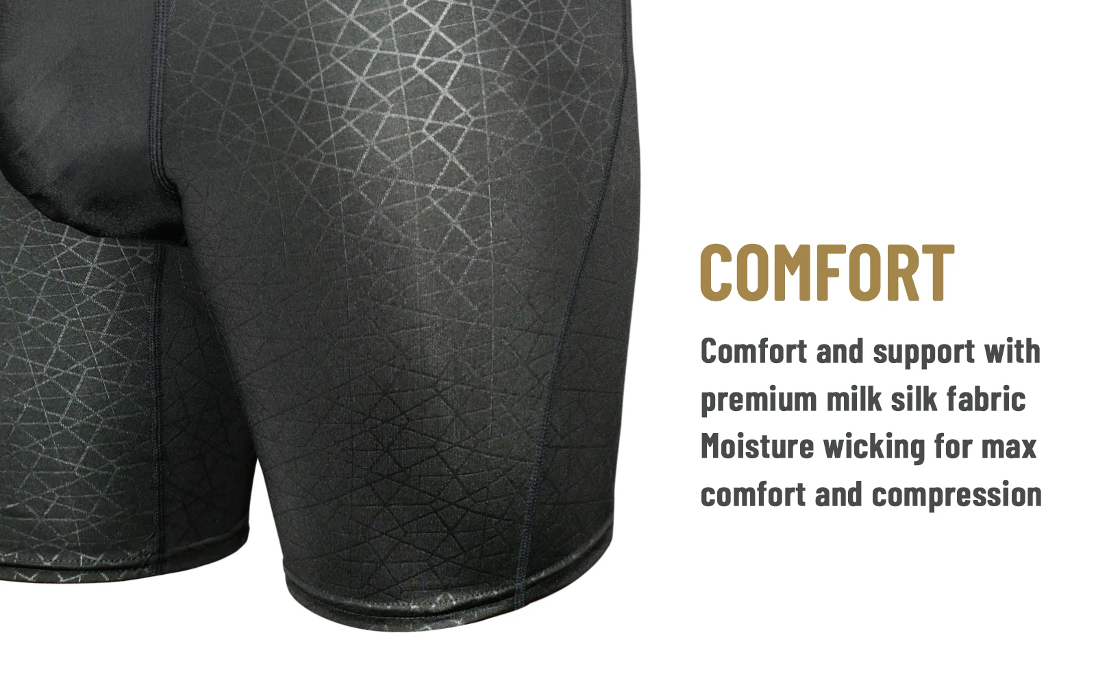 VEPAUS Sportliche Kompressionsshorts für Herren mit schützender Körbchentasche, bedrucktes Design und Performance-Passform für Baseball, Hockey, MMA – Detail 6