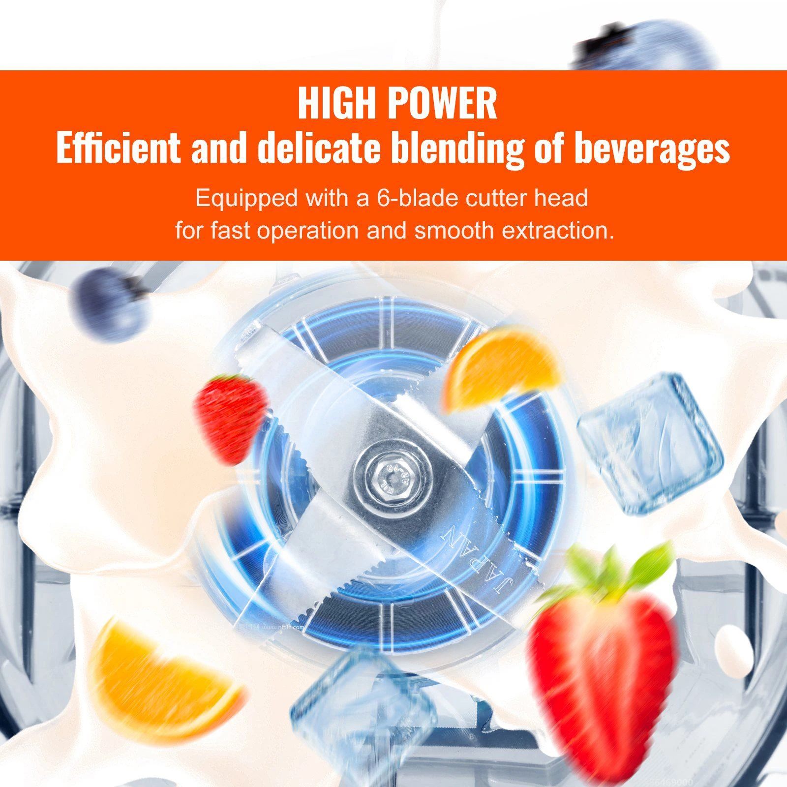 خلاط احترافي مع درع خلاطات كونترتوب تجارية 68 أونصة خلاط جرة كومبو ستانلس ستيل 9 سرعات و5 وظائف