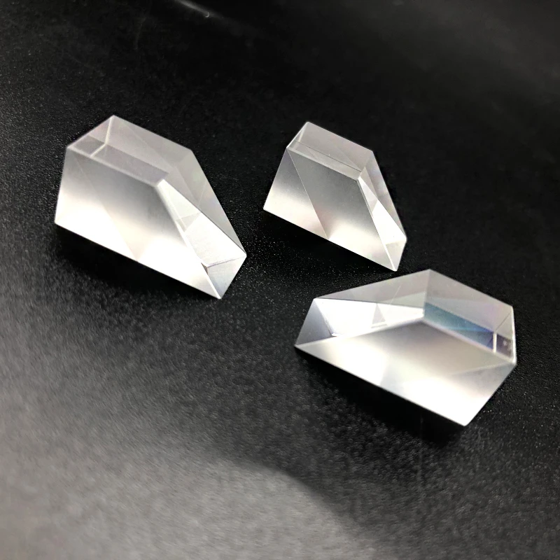 Right Angle Trapezoidal Prism Beam Splitter 10x10x20mm Optical Glass for Scientific Experiments and Measurement Tools