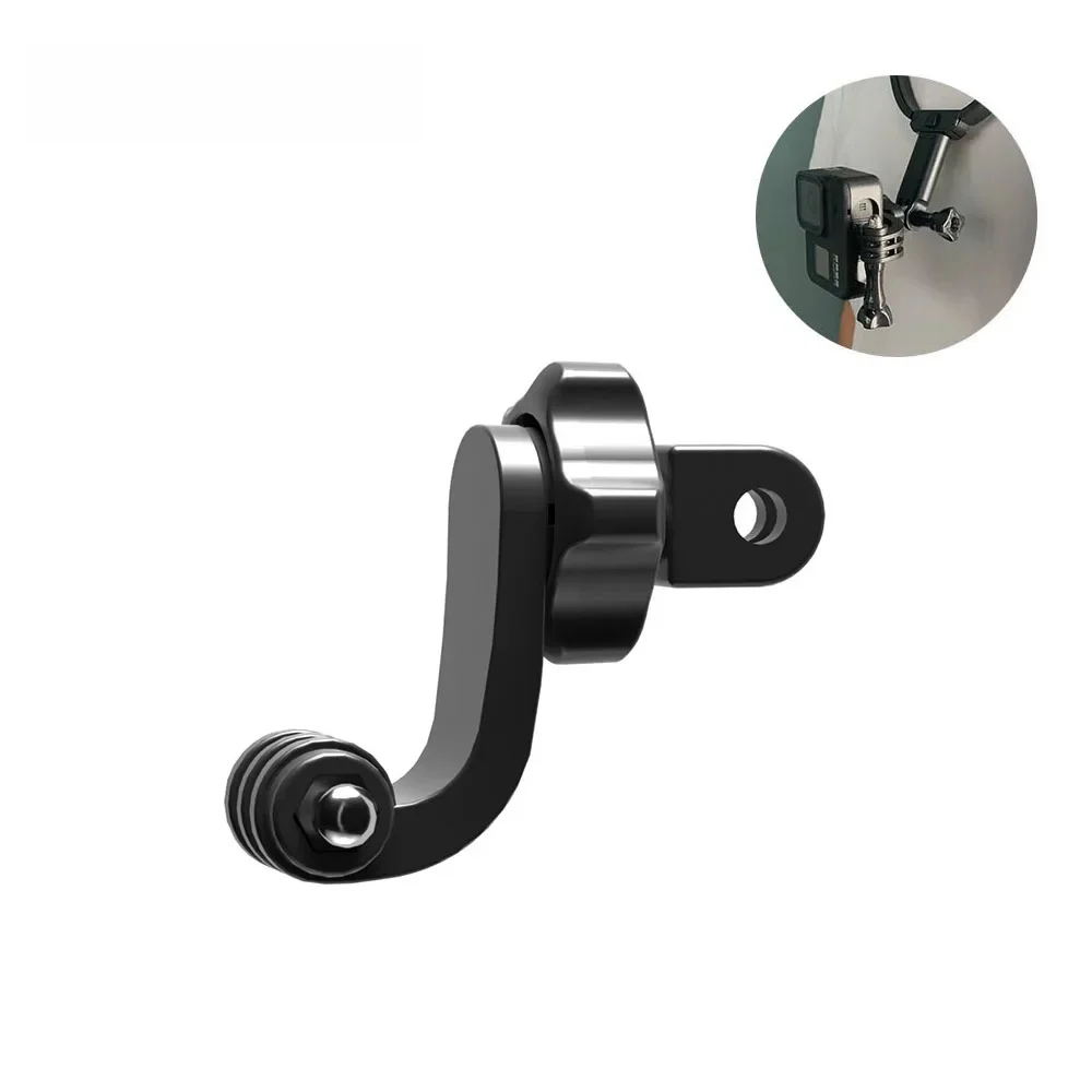 Pour GoPro 13 Accessoires 360 ° Adaptateur de support Vertical, conversion à 90 degrés, support de menton pour casque de moto pour DJI Insta360