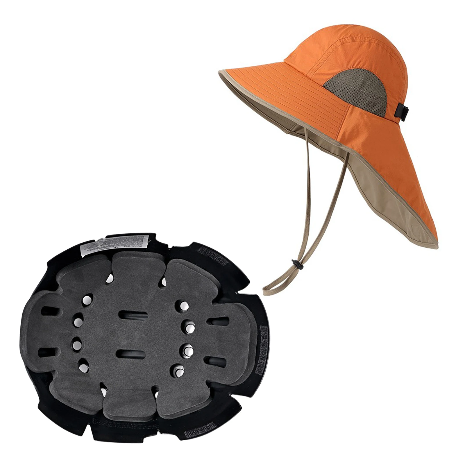 Universal Cap Insert with Extra Venting Hard Hat Shell Insert for Baseball Cap Protective Outdoor Sports Protective Equipment