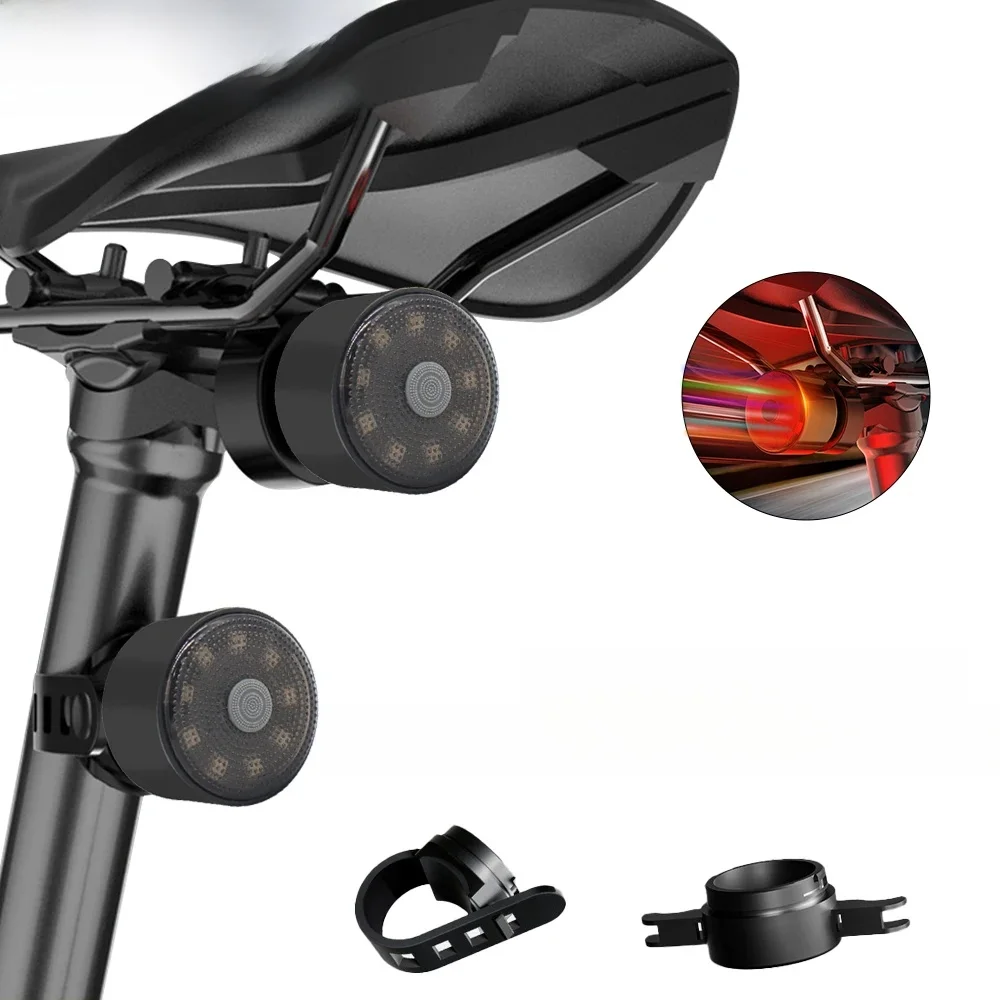 AliExpress cycle zone Smart Bike Tail Light - Brake Sensing Rechargeable LED Cycling Rear Light Safety Warning Lights Bicycle Taillight Accessories