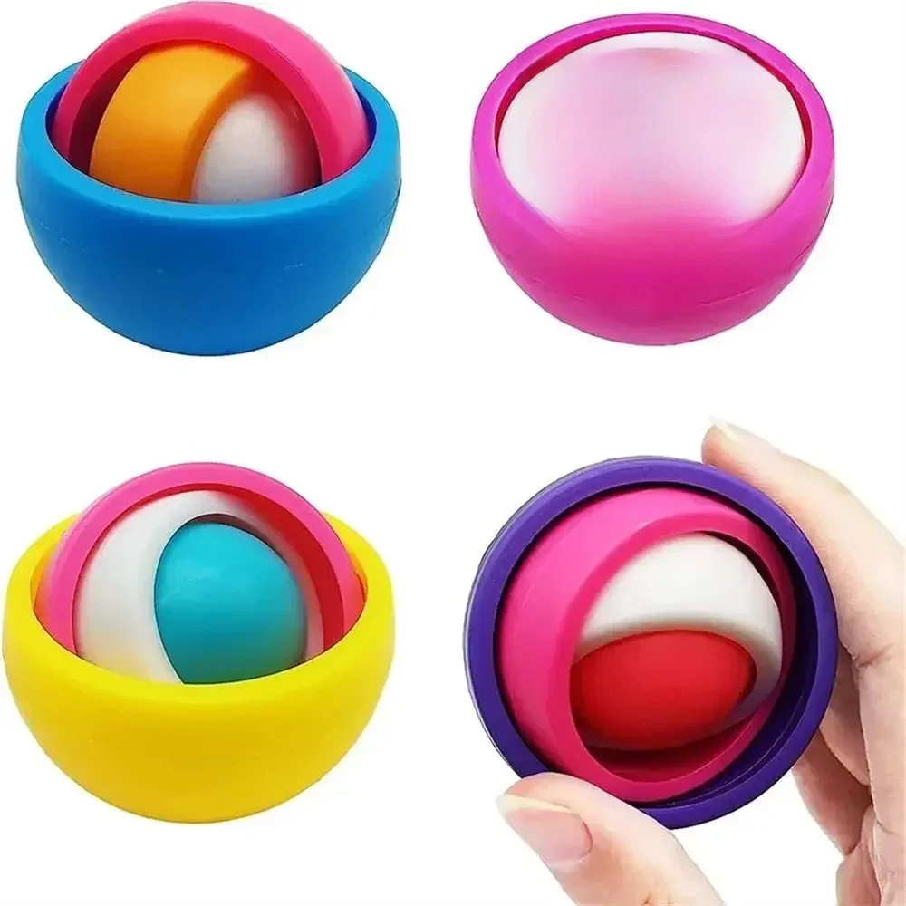 1/3 pièces 3D balles Gyroscope Fidget Spinners Fidget jouets pour enfants adultes enfants toupie tdah jouets sensoriels