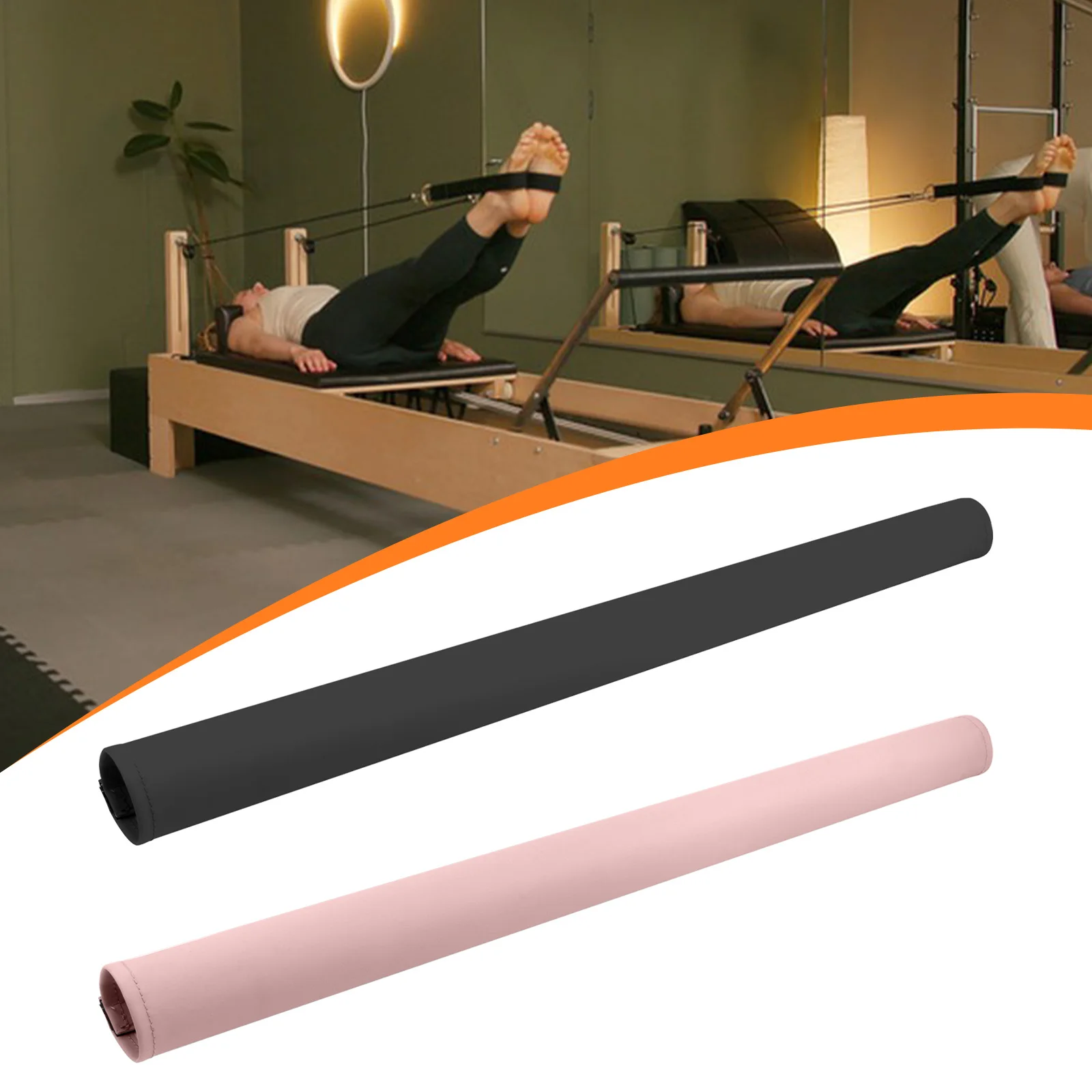 

Чехол для поручня для пилатеса, защита для планки из искусственной кожи, защита для фитнес-машины для пилатеса, реформатор, аксессуары для домашнего спортзала, спорт