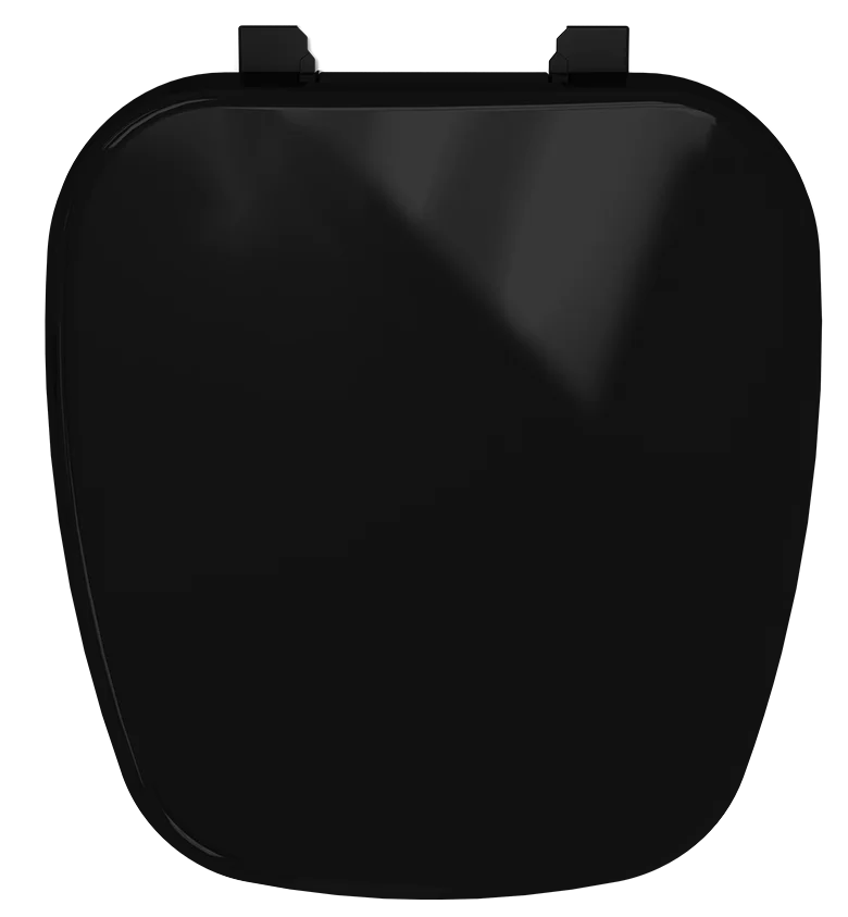 Sanitary Lid Bathroom Padded Fit Black Dimension 450,7x390 X Durín 50,5