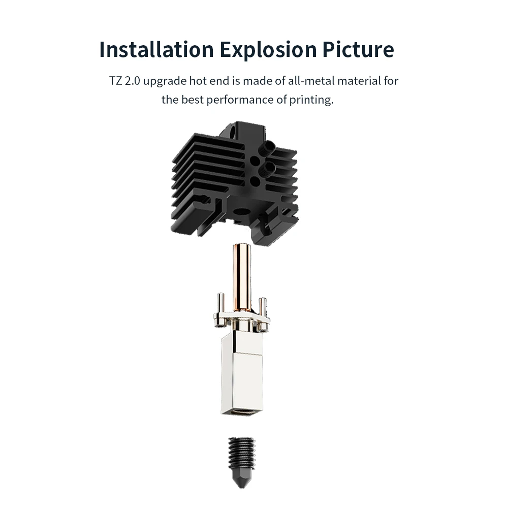 p1p Upgrade For Bambu Lab P1P P1S Hotend Bi Metal Heatbreak Lab x1 Hotend  P1P Thermistor CHT Nozzle For Bambu Hot End X1 Carbon