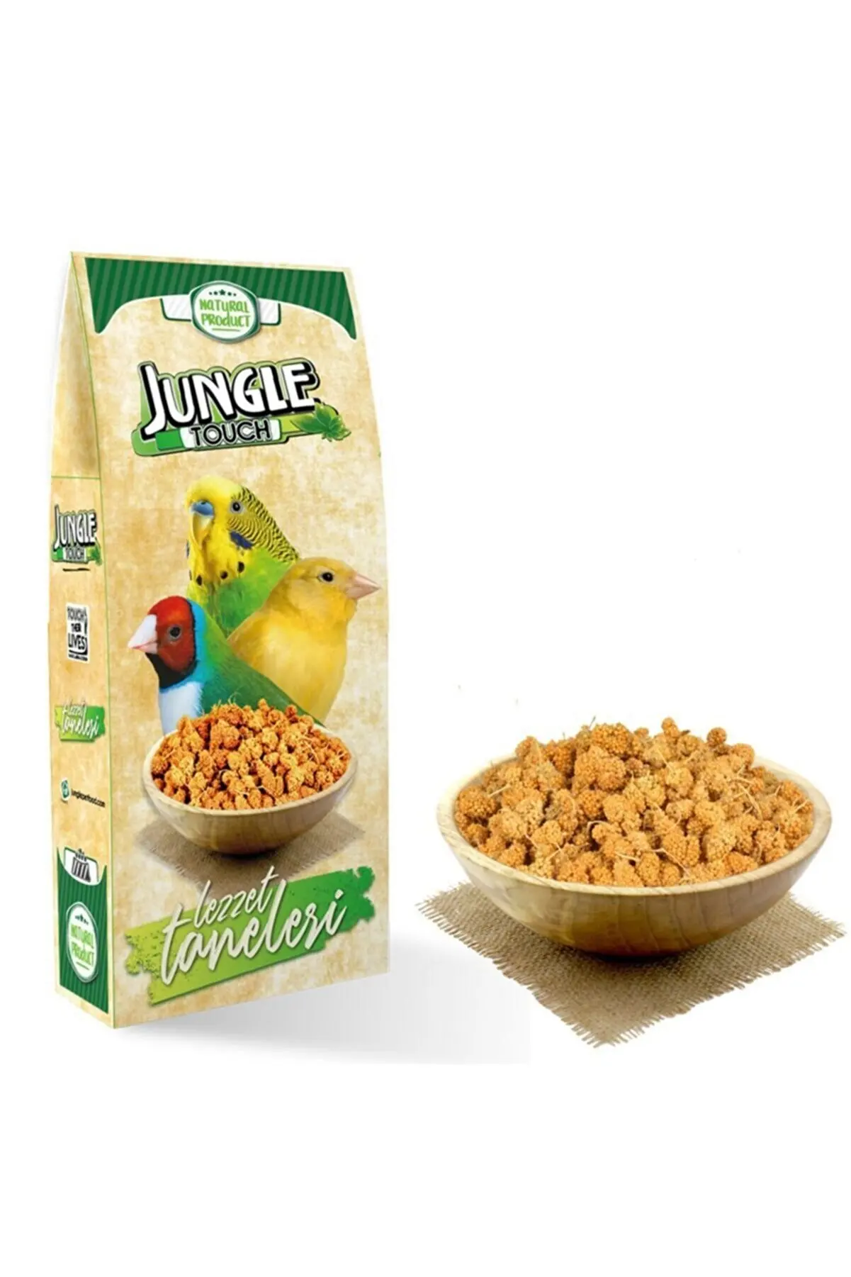 Jungle Touch Dal Millet Flavor Grains Quality Natural Delicious Fresh 150 gr