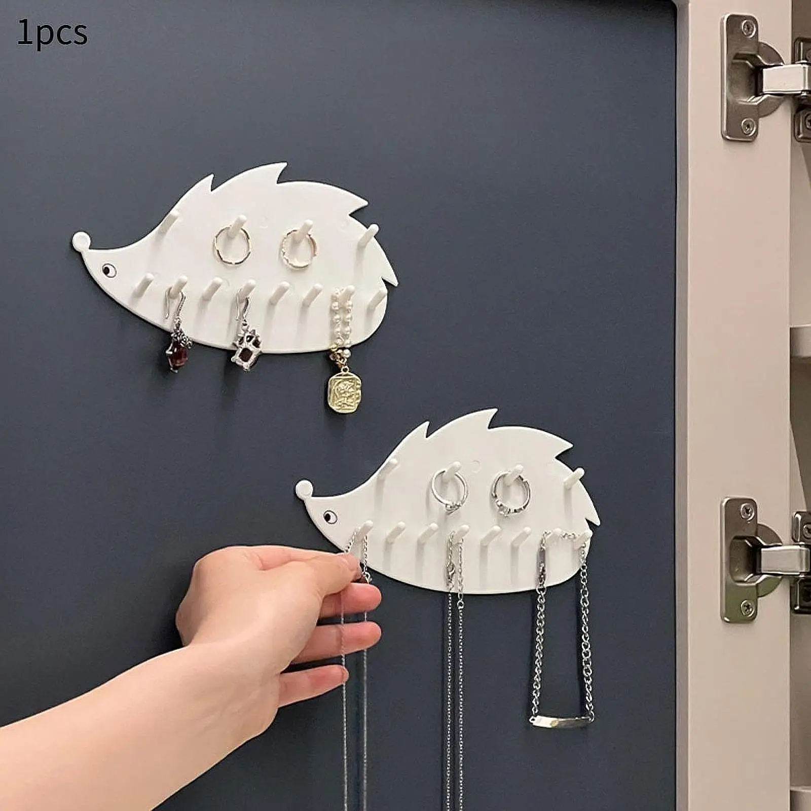 

Hedgehog Shape Jewelry Hook Bangles Display Rack for Bangles Necklace Chains Earring Organizer Storage Rack Necklace Hanger