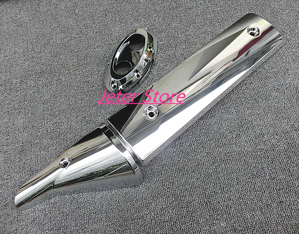 Silverwing GT600  Muffler Cover 2011-2016 Silver Wing GT 600 SilverWing GT600 muffler Insulation Cover (chrome)