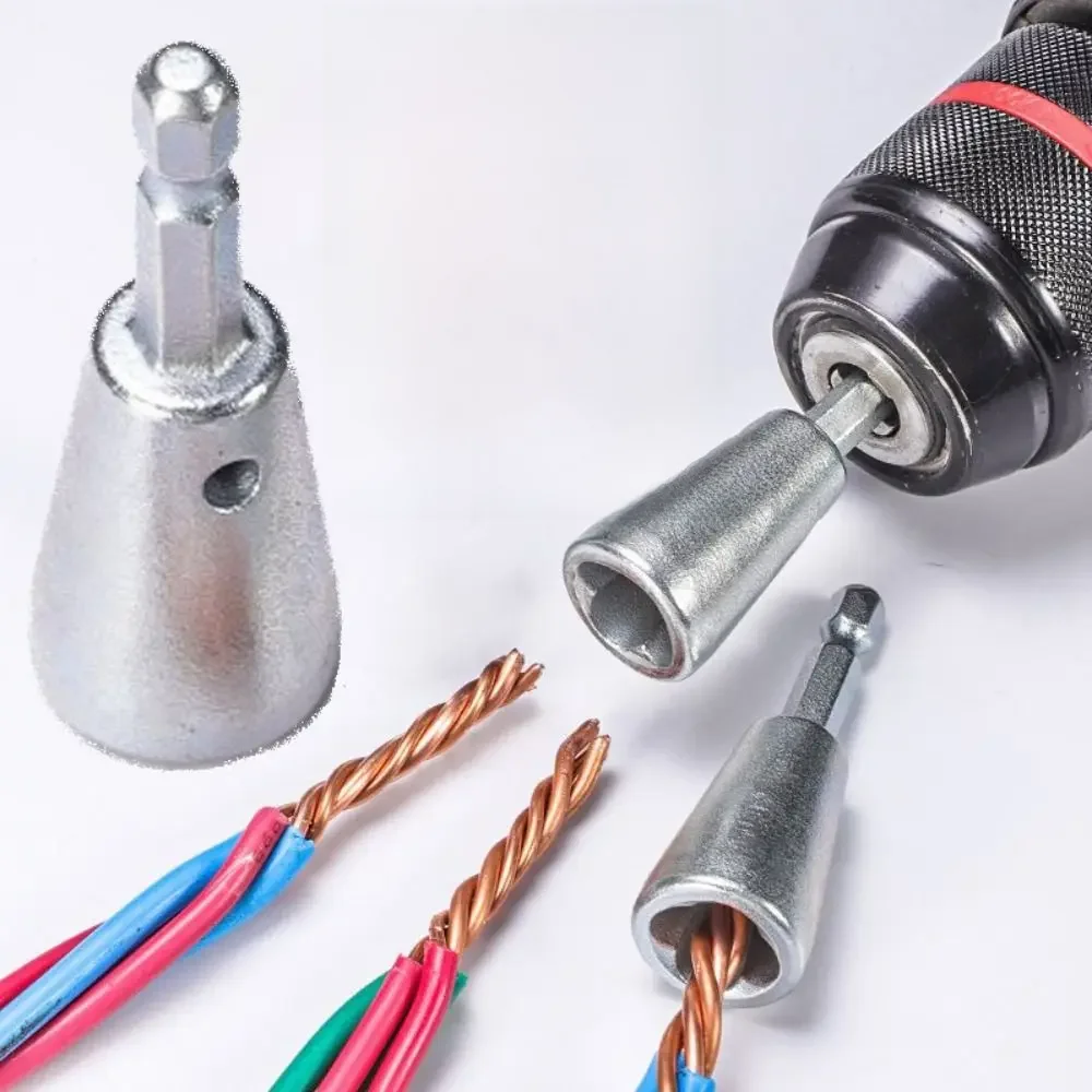 Narzędzia do skręcania drutu Uchwyt dla elektryków Szybko Twister Twister Drut do wiertarek elektrycznych Twister Twisted Twist Cable Device — zdjęcie 2