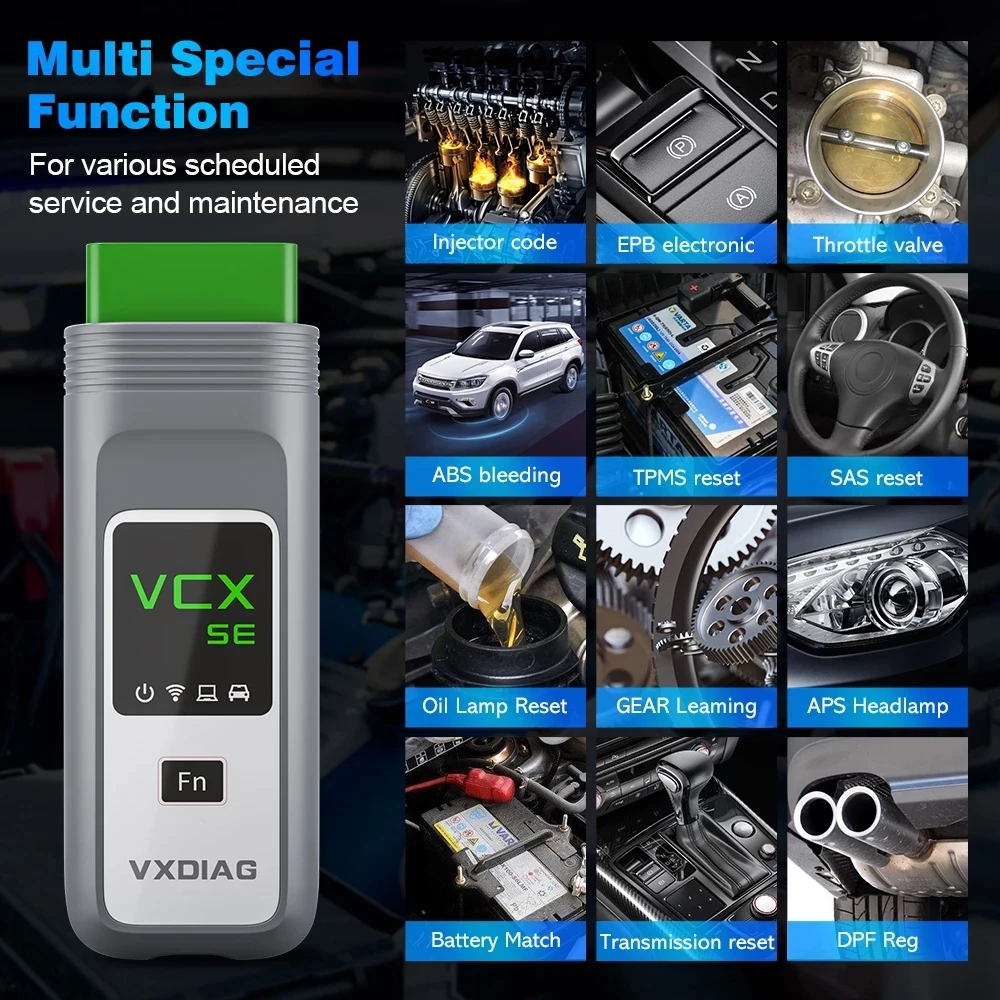 New VXDIAG VCX SE VX608 SE For Porsche III Automatic OBD2 Scanner Diagnostic Tools ECU Programming Coding  DoIP J2534 Protocol