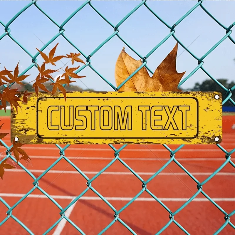 Custom Vintage metal Wall Sign - Home Decor Garden 评论和价格