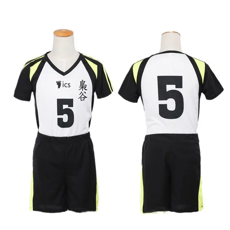 Haikyuu!! 4 Styles Sets Anime Haikyuu Cosplay Costume Karasuno Nekoma High School Volleyball Club Sportswear Jersey Sets Uniform