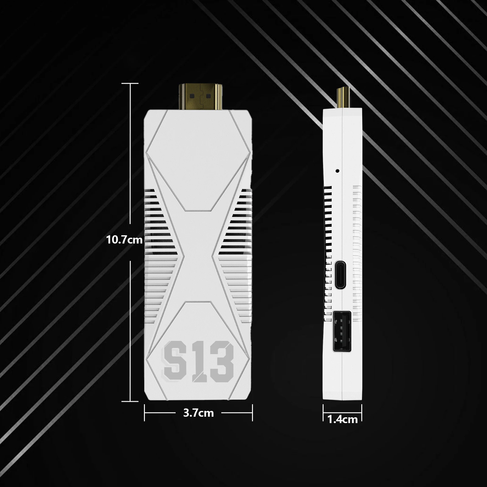 2025 S13 Snap Android 14 TV Stick RK3518 Chip 2.4G Voice Remote Auto-Connect 2.4G/5G 8822CS Dual WiFi Smart tvbox TV Dongle